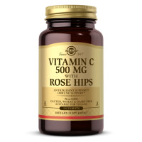 Витамины, Vitamin C 500 mg with Rose Hips, Solgar, 250 таблеток
