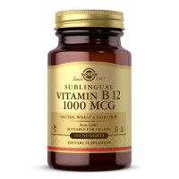 Вітаміни, Sublingual Vitamin B 12 1000 mcg, Solgar, 100 пастилок