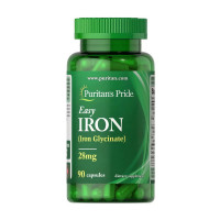 Железо, Easy IRON, Puritan's Pride, 90 капсул