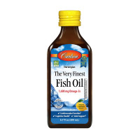 Омега-3, The Very Finest Fish Oil 1,600 mg Omega-3s, Carlson Labs, 200 мл (Апельсин)