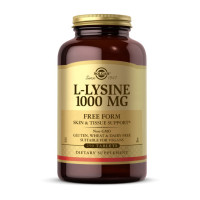 Лізин, L-Lysine 1000 mg, Solgar, 250 таблеток
