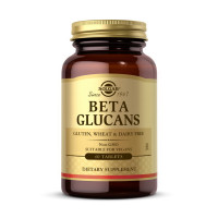 Добавка для здоровья, Beta Glucans, Solgar, 60 таблеток