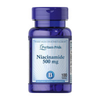 Вітаміни та мінерали, Niacinamide 500 mg, Puritan's Pride, 100 таблеток