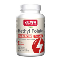 Витамины и минералы, Methyl Folate 1000 mcg, Jarrow Formulas, 100 капсул