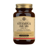 Витамины, Vitamin E 268 mg (400 IU), Solgar, 50 капсул