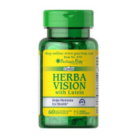 Добавка для здоров'я, Herba Vision with Lutein, Puritan's Pride, 60 капсул
