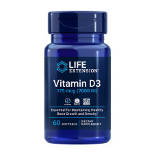 Vitamin D3 175 mcg (7000 IU) (60 softgels)