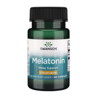 Добавка для здоров'я, Melatonin 3 mg, Swanson, 60 капсул