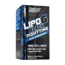 Lipo 6 Black NightTime Ultra Concentrate (30 caps)