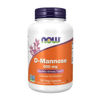 Добавка для здоровья, D-Mannose 500 mg, NOW, 120 капсул