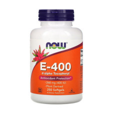 E-400 D-Alpha Tocopheryl (250 softgels)
