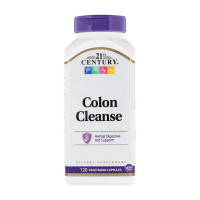 Добавка для здоровья, Colon Cleanse, 21st Century, 120 капсул