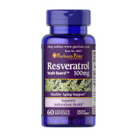 Добавка для здоров'я, Resveratrol 100 mg, Puritan's Pride, 60 капсул