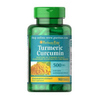 Добавка для здоров'я, Turmeric Curcumin 500 mg, Puritan's Pride, 90 капсул