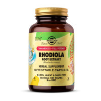 Добавка для здоровья, Rhodiola root extract, Solgar, 60 капсул