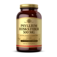 Добавка для здоровья, Psyllium Husk Fiber 500 mg, Solgar, 200 капсул