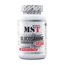 Glucosamine Chondroitin + MSM + Hyaluronic Acid (90 pills)