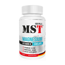 Magnesium Chelate + Vitamin B (100 pills)