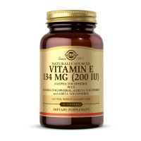 Вітаміни, Vitamin E 134 mg natural (200 IU) alpha tocopherol, Solgar, 100 капсул