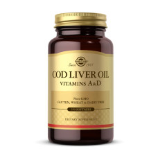Cod Liver Oil Vitamins A & D (250 softgels)
