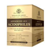 Добавка для здоровья, Advanced 40+ Acidophilus, Solgar, 120 капсул