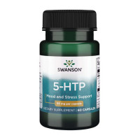 Добавка для здоровья, 5-HTP 50 mg, Swanson, 60 капсул