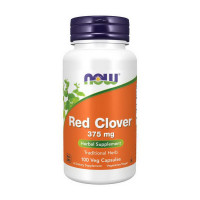 Добавка для здоровья, Red Clover 375 mg, NOW, 100 капсул