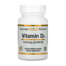 Vitamin D3 125 mcg (5000 IU) (90 fish softgels)