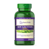 Добавка для здоров'я, Soy Lecithin 1200 mg, Puritan's Pride, 250 капсул