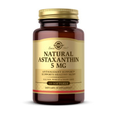 Natural Astaxanthin 5 mg (60 softgels)