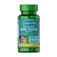 Добавка для здоровья, Silymarin Milk Thistle Extract 175 mg, Puritan's Pride, 100 капсул