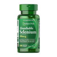 Селен, Absorbable Selenium 200 mg, Puritan's Pride, 100 капсул