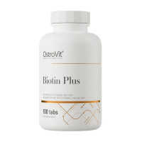 Біотин, Biotin Plus, OstroVit, 100 таблеток