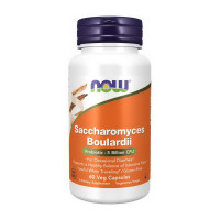 Добавка для здоров'я, Saccharomyces Boulardii, NOW, 60 капсул