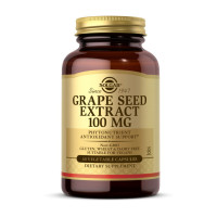 Добавка для здоровья, Grape Seed Extract 100 mg, Solgar, 60 капсул