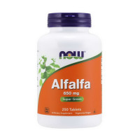 Добавка для здоров'я, Alfalfa 650 mg, NOW, 250 таблеток
