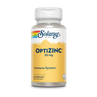 Цинк, OptiZinc 30 mg, Solaray, 60 капсул