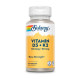 Витамины, Vitamin D3+K2 (soy free), Solaray, 120 капсул