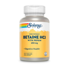 Betaine HCl with Pepsin 650 mg (100 veg caps)