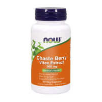 Добавка для здоровья, Chaste Berry Vitex Extract 300 mg, NOW, 90 капсул