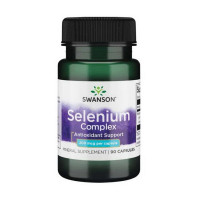 Селен, Selenium Complex 200 mcg, Swanson, 90 капсул