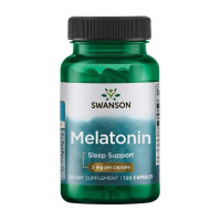 Добавка для здоров'я, Melatonin 3 mg, Swanson, 120 капсул