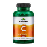 Вітаміни, Vitamin C 1,000 mg with Rose Hips, Swanson, 90 капсул