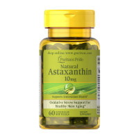 Добавка для здоровья, Natural Astaxanthin 10 mg, Puritan's Pride, 60 капсул