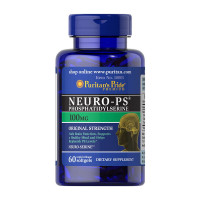 Добавка для здоровья, Neuro-PS Phosphatidylserine 100 mg, Puritan's Pride, 60 капсул