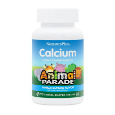 Animal Parade Calcium Chewable for Children (90 animal-shaped tabs)