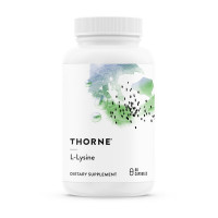 Лизин, L-Lysine, Thorne Research, 60 капсул