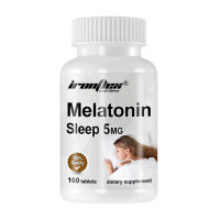 Добавка для здоровья, Melatonin Sleep 5 mg, IronFlex, 100 таблеток