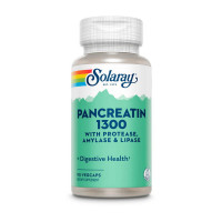 Добавка для здоров'я, Pancreatin 1300, Solaray, 90 капсул
