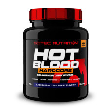 Предтренировочный комплекс, Hot Blood Hardcore, Scitec Nutrition, 700 г (Розовый лимонад)